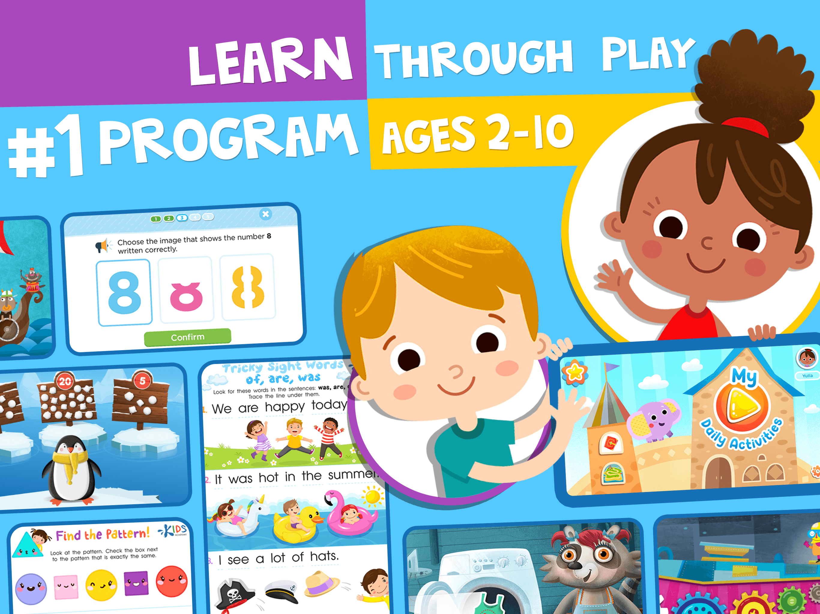 Educational Games for Preschool Interactive Learning Kids Academy